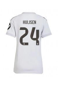Real Madrid Dean Huijsen #24 Jalkapallovaatteet Naisten Kotipaita 2025-26 Lyhythihainen